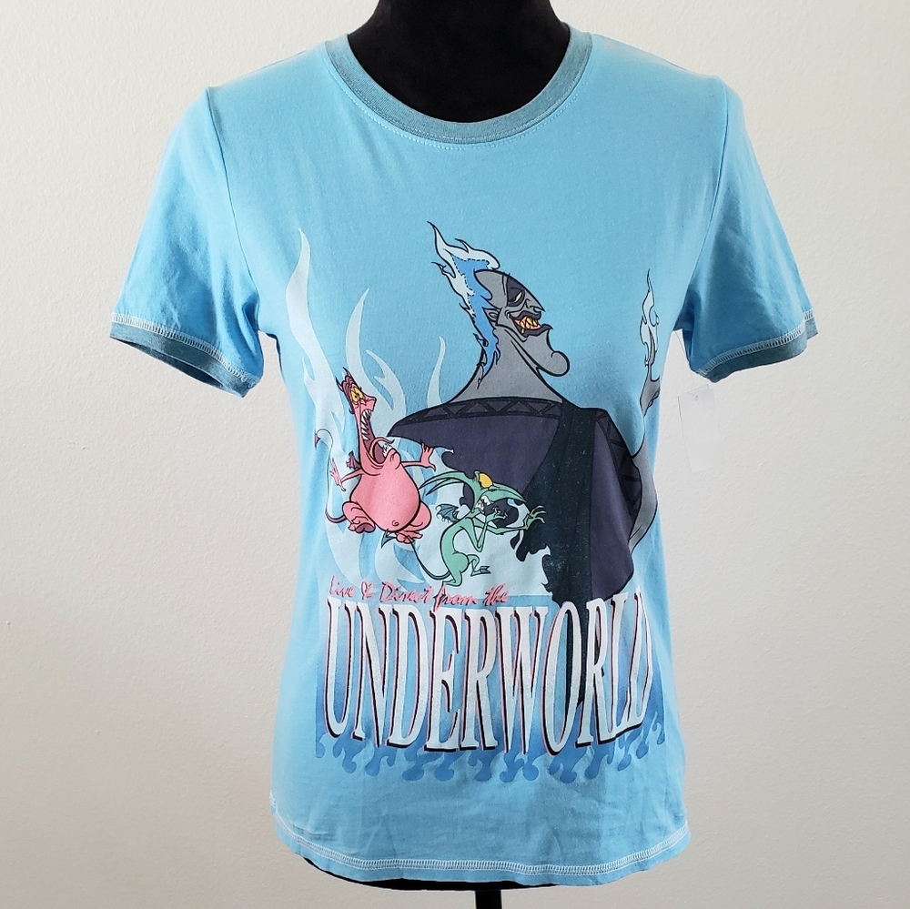 NWT Disney Parks Hercules Hades Burnout Tee Size Small - Picture 2 of 7